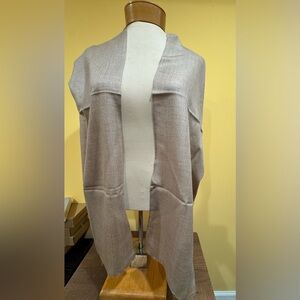 Pashmina muffler soft brown color straight from the weaver - 72”/14.5”